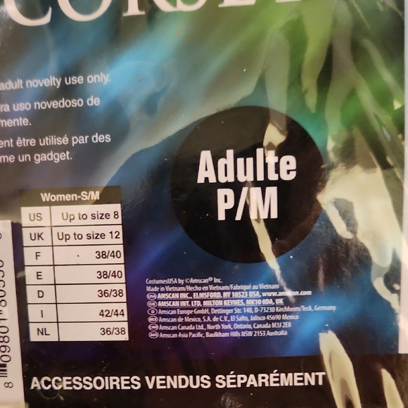 Sea Siren Corset Costume - Picture 6 of 10